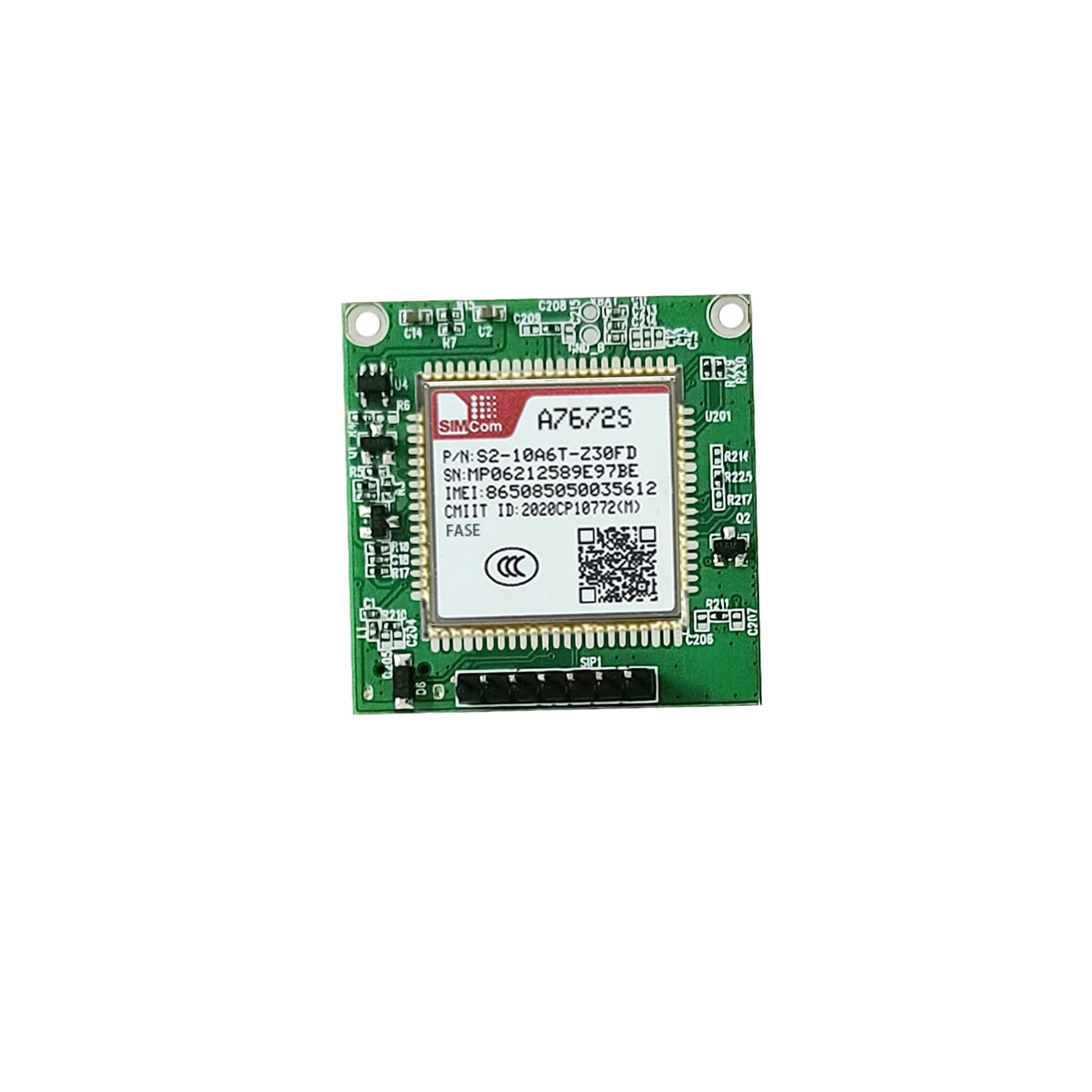 SIMCOM A7672S-FASE Module Motherboard LTE Cat1 with GNSS VOICE B1/B3/B5/B8/B34/B38/B39/B40/B41 compatible with SIM7000 SIM7070 - RS5613 - REES52