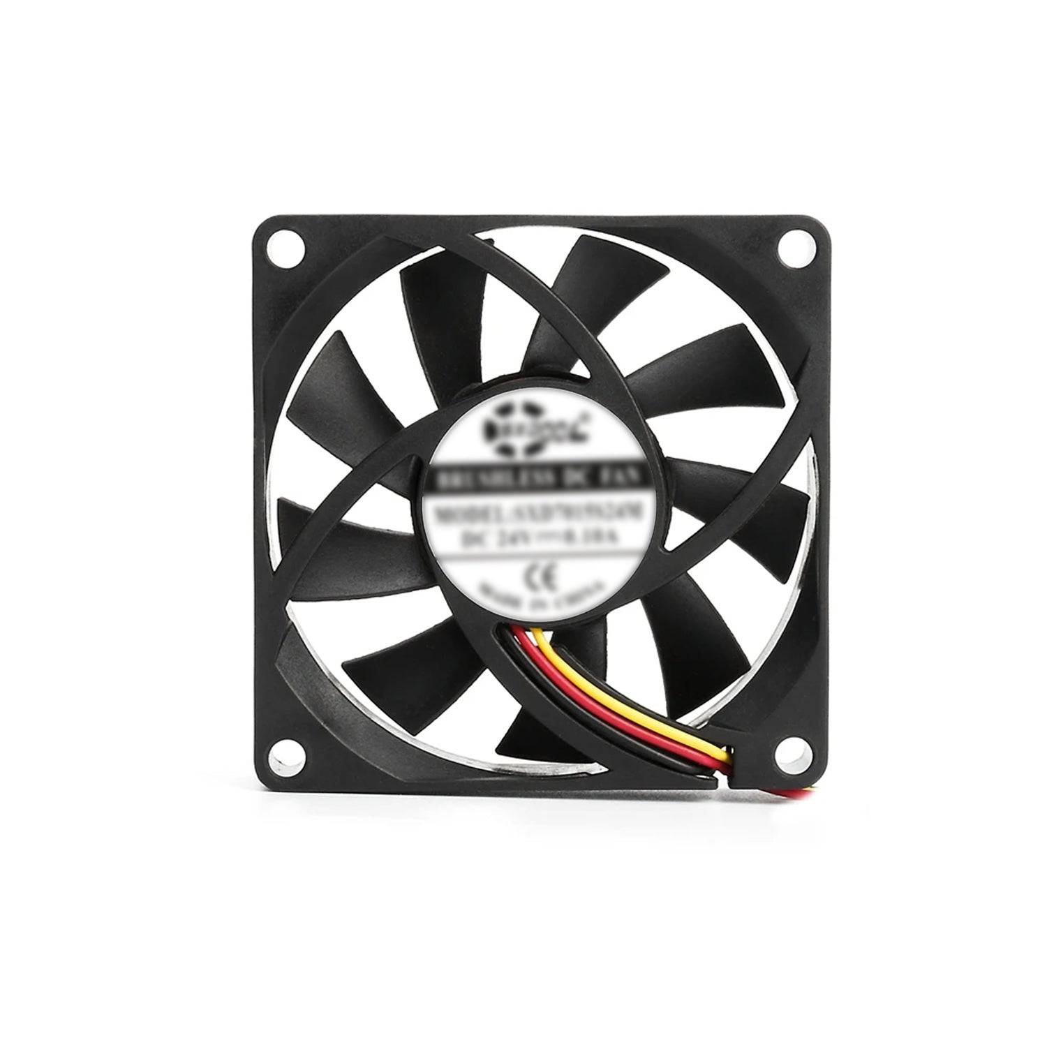 24V DC 7015 Cooling Fan - 70x70x15mm Size