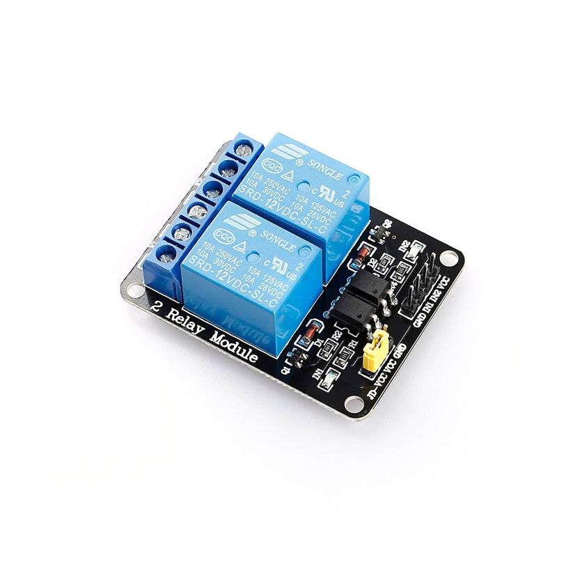 12V 2 Channel Relay Module 12V Dual Channel Relay – REES52