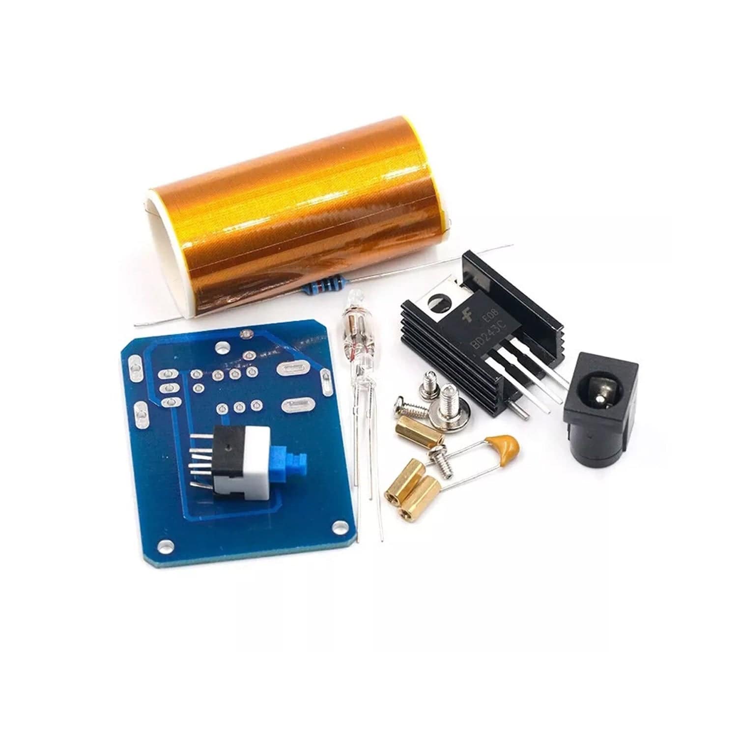 Mini Tesla Coil DIY Kit Mini DIY Tesla Coil Circuit Kit