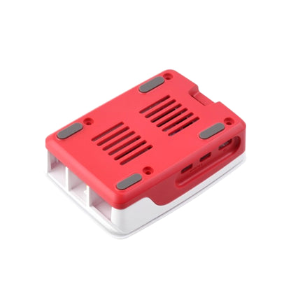 Official Raspberry Pi 5 Case Red and White Raspberry Pi 5 ABS Case - RS5688 - REES52