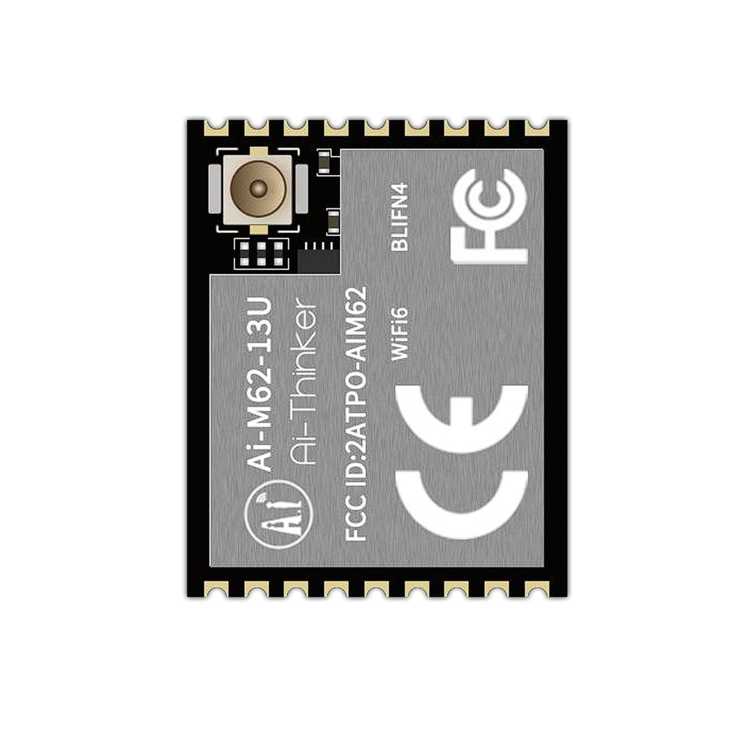 Ai-Thinker Ai-M62-13U Wi-Fi6 BLE5.3 Combo Module