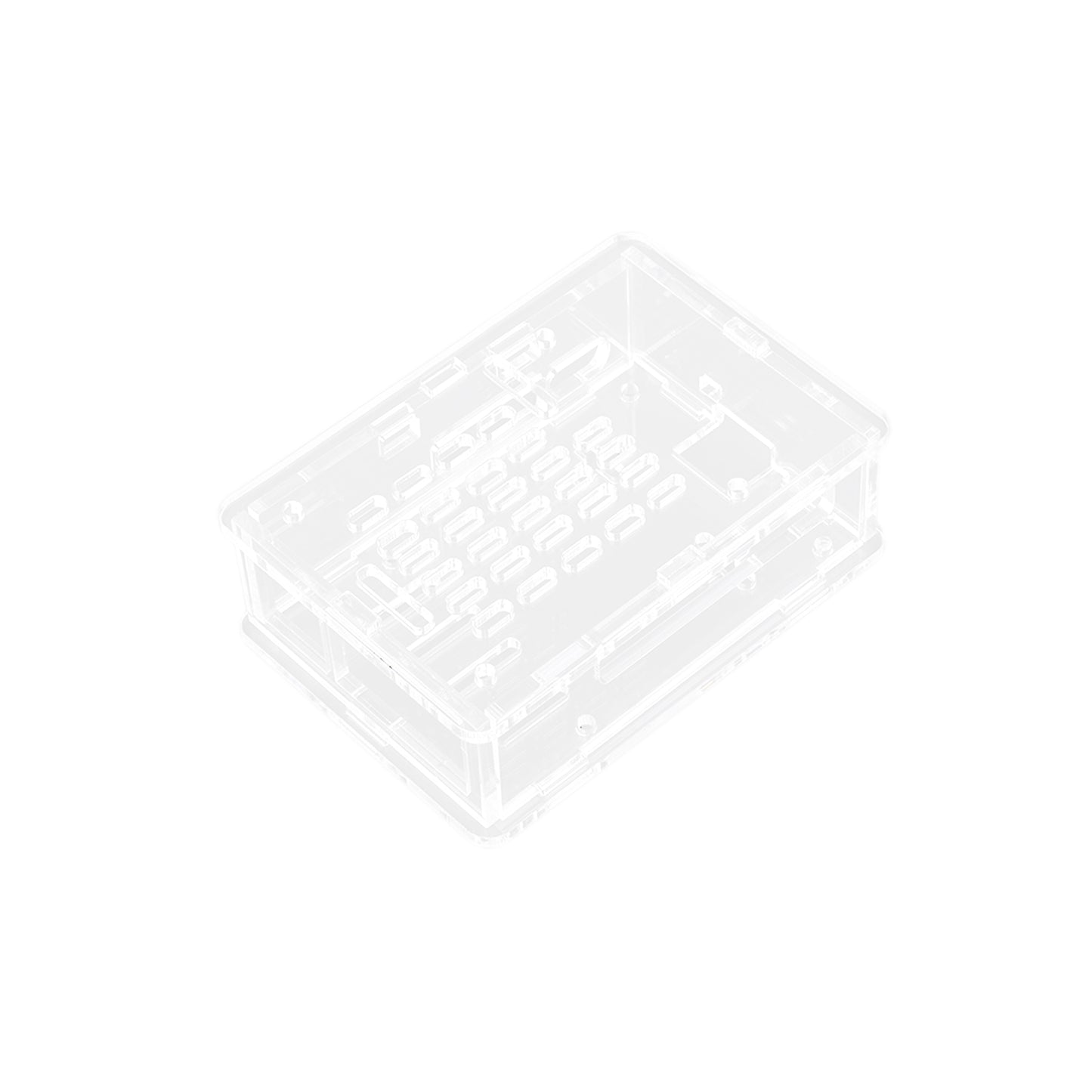 Raspberry Pi 5 Case Clear Acrylic Case for Raspberry Pi 5, Supports Installing Official Active Cooler - RS5785 - REES52