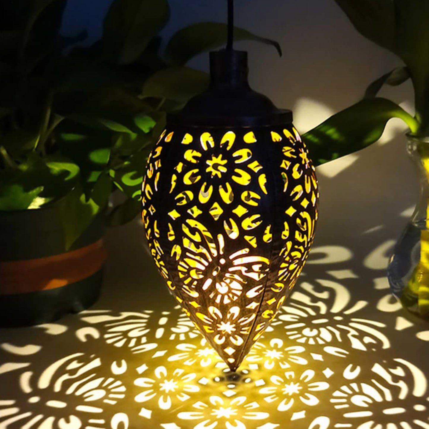 Butterfly Solar Lantern Light Hanging Solar Lantern Butterfly & Dragonfly Lantern Outdoor For Garden Decor Yard Decorations And Decorative Patio Pack Of 1 - RS5851