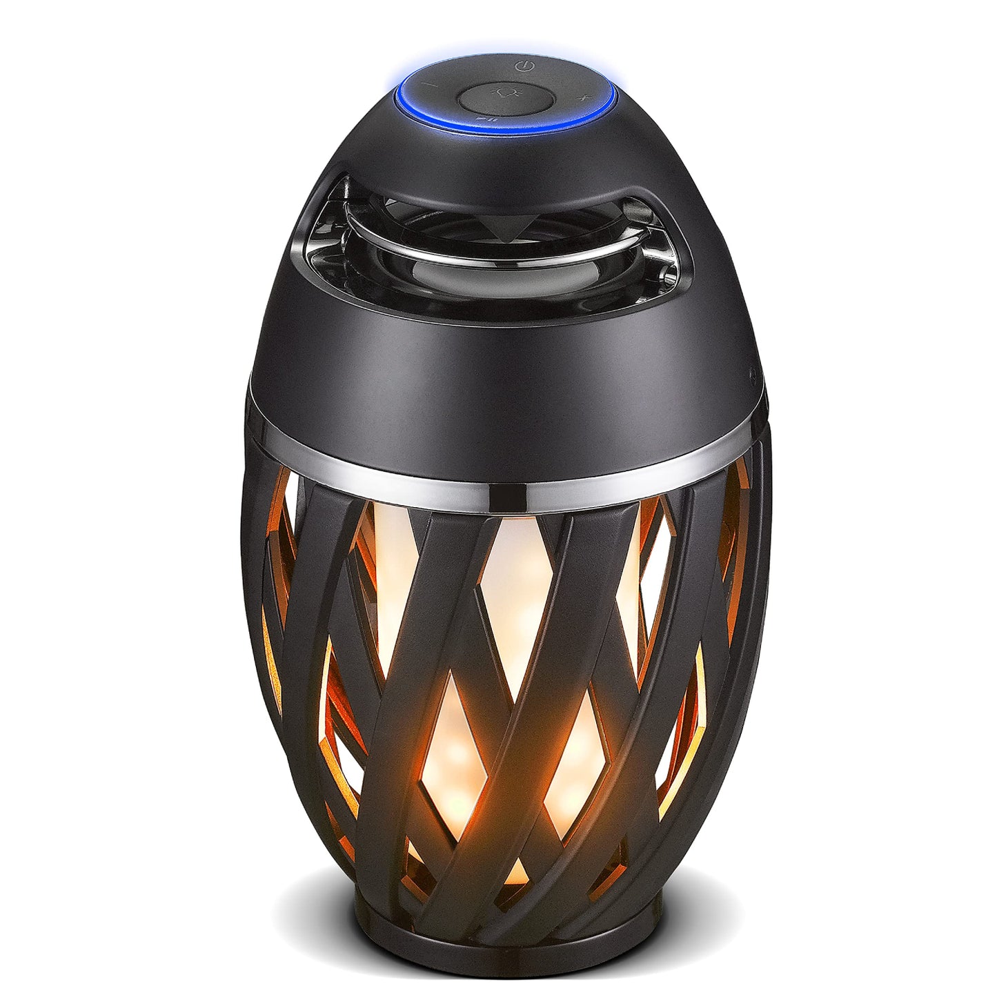 Tiki Torch With Bluetooth Speaker Flickering Flame Bluetooth Speaker Tiki Torch Speaker, Bluetooth Speaker With Magnetic Base And Wall Mount Kit - RS5860