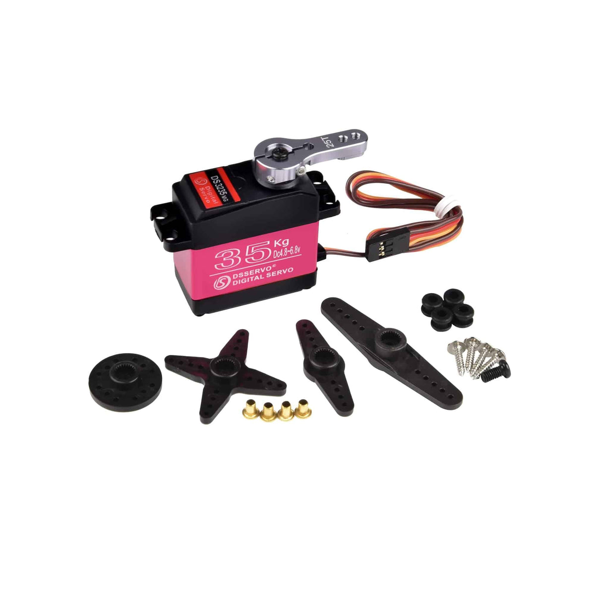 DSServo DS3235MG 35KG Servo Motor Servo Metal Gear - 360 Degree – REES52