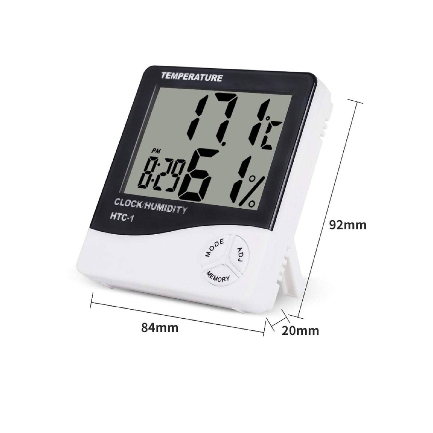 HTC-1 Clock with Thermometer