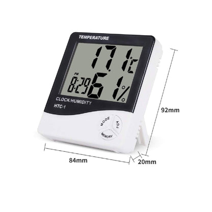 HTC-1 Clock with Thermometer