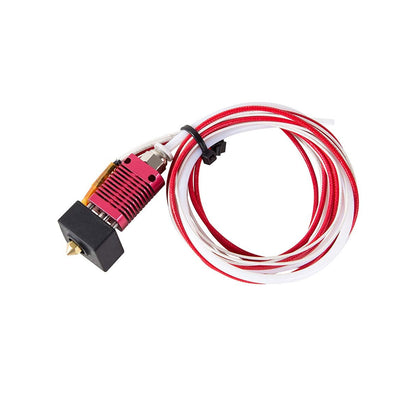 MK8 3D Printer Hotend Extruder Kit, 24V 40W MK8 Assembled Extruder Kit for Ender 3 PRO Compatible with Creality CR Series/Ender Series with Aluminum Heating Block 1.75mm, 0.4mm Nozzle (Red) -  RS5955