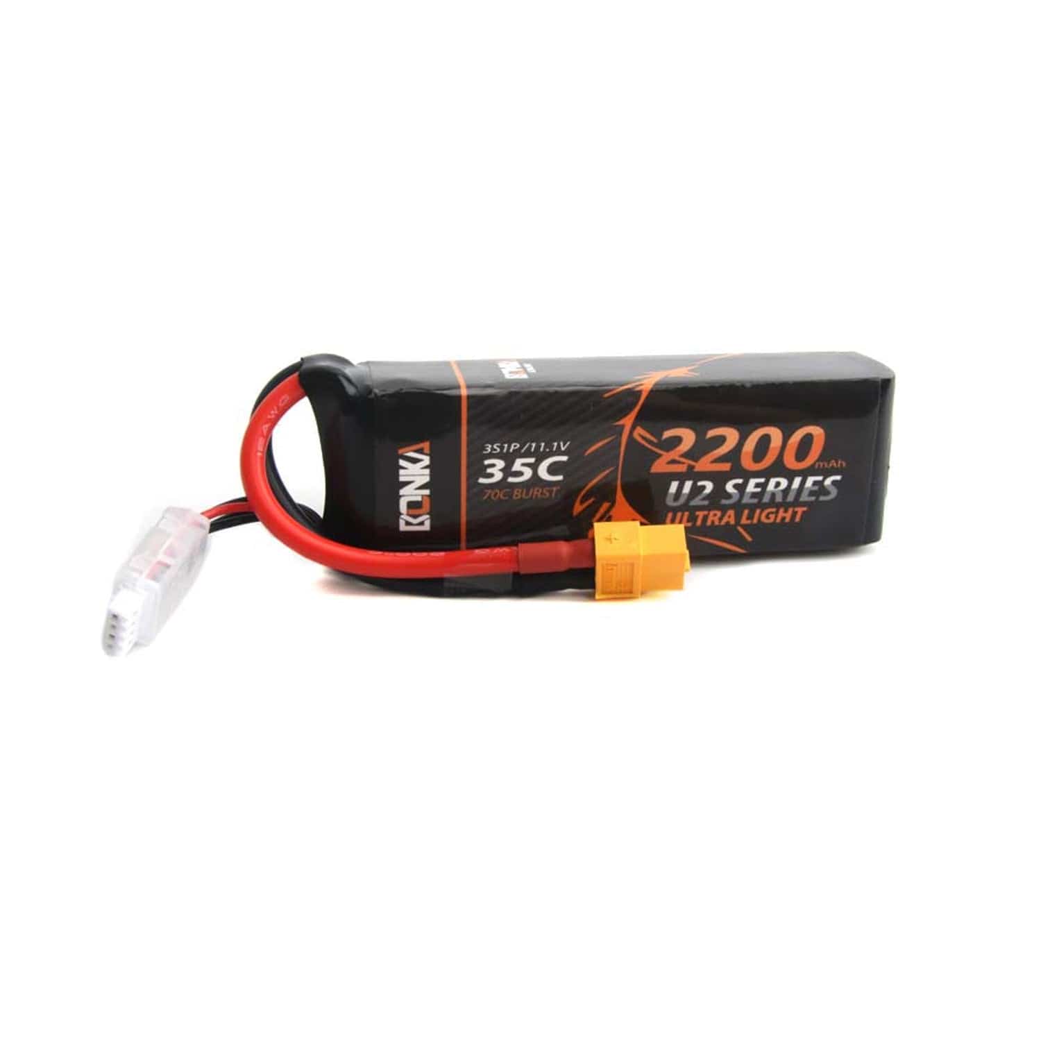 Bonka 2200mAh Lipo Battery 11.1V 35C XT60 Connector 11.1V 3S