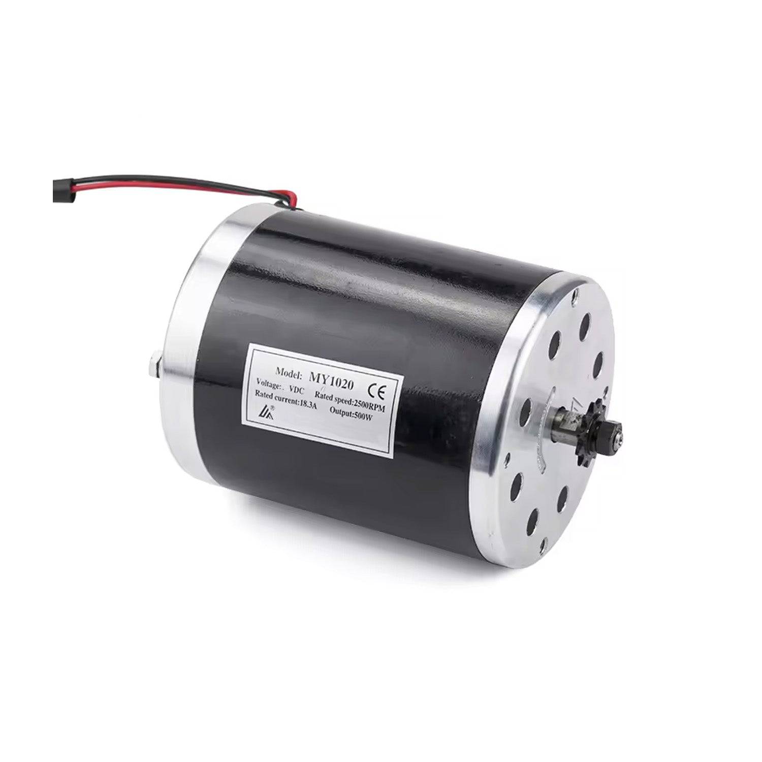 MY1020 2500RPM E-Bike Motor 500W 24V DC 2500 RPM