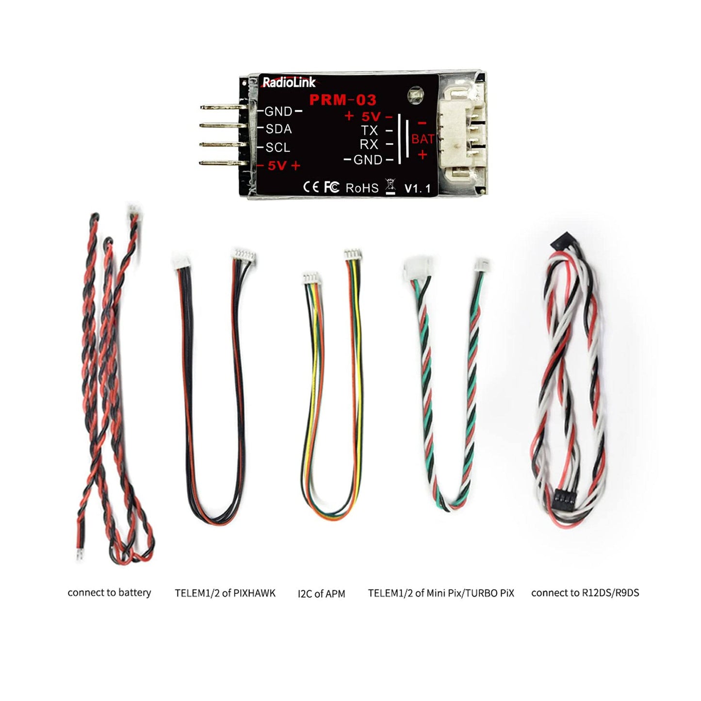 Radiolink PRM-03 Telemetry Module Real-time OSD Information