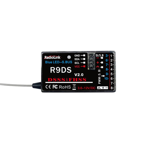 Radiolink R9DS RC Receiver 10 Channels 2.4GHz