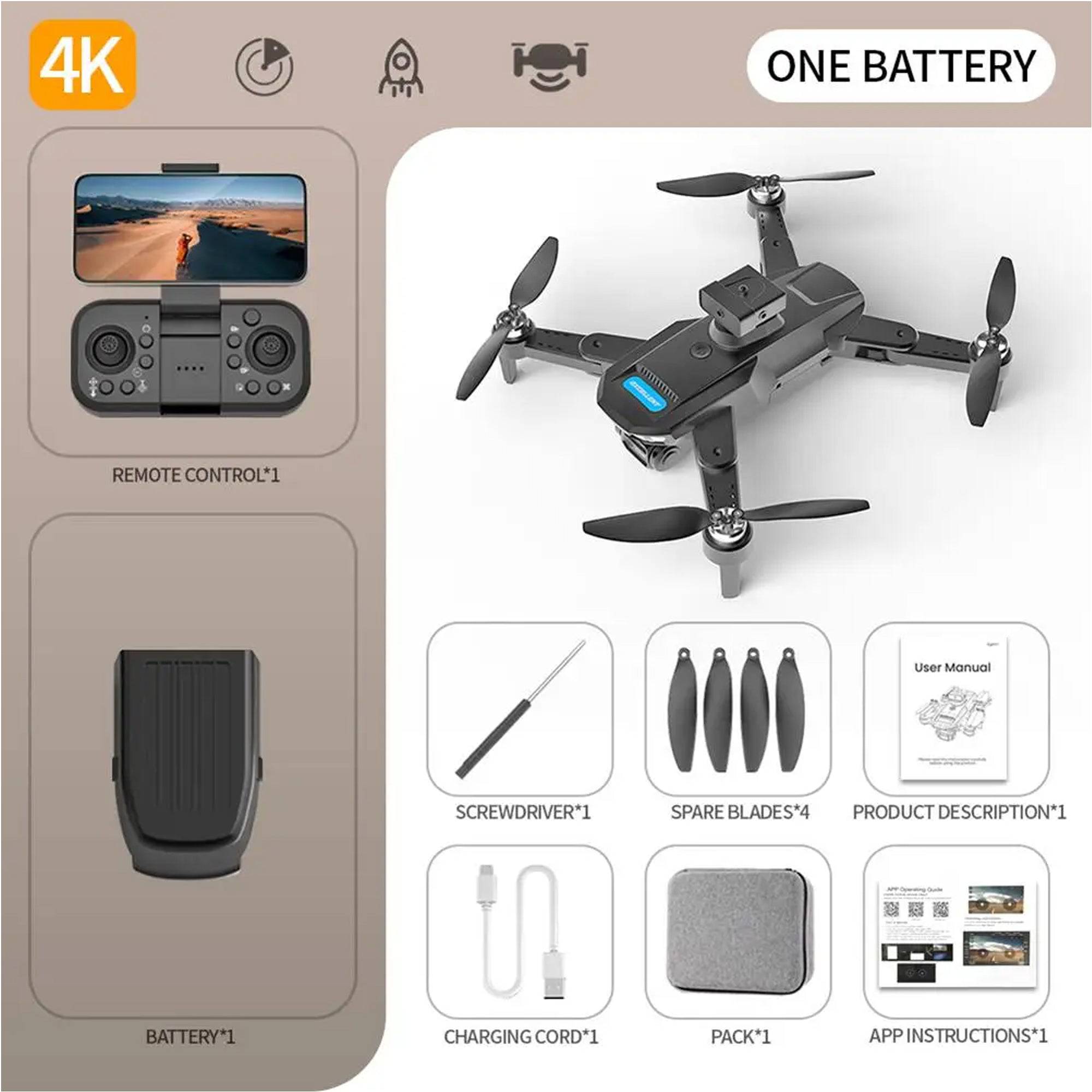 S22 2.4g RC Drone 4K HD Camera Foldable Drone