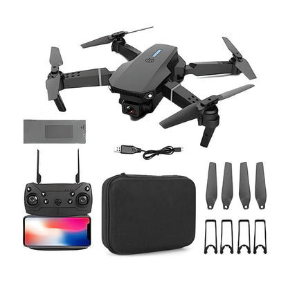 E88 Foldable Drone Wi-Fi 4K FPV Dual Camera 360° Flip