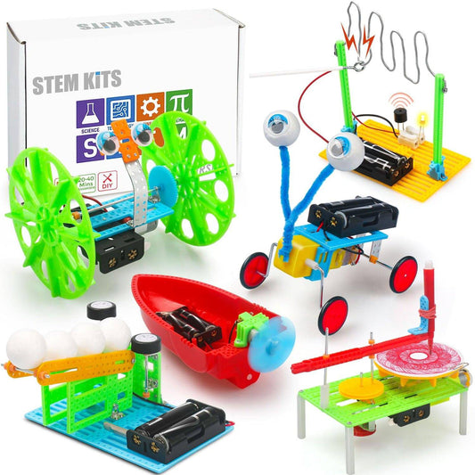 DIY 6-in-1 STEM Kit, Electronic Robotic for Kids 8-12 Years