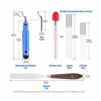 3D Printer Nozzle Cleaning Kit 24 Pieces