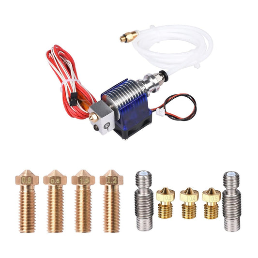 3D Printer Hotend Extruder Kit With Fan Nozzle+Volcano