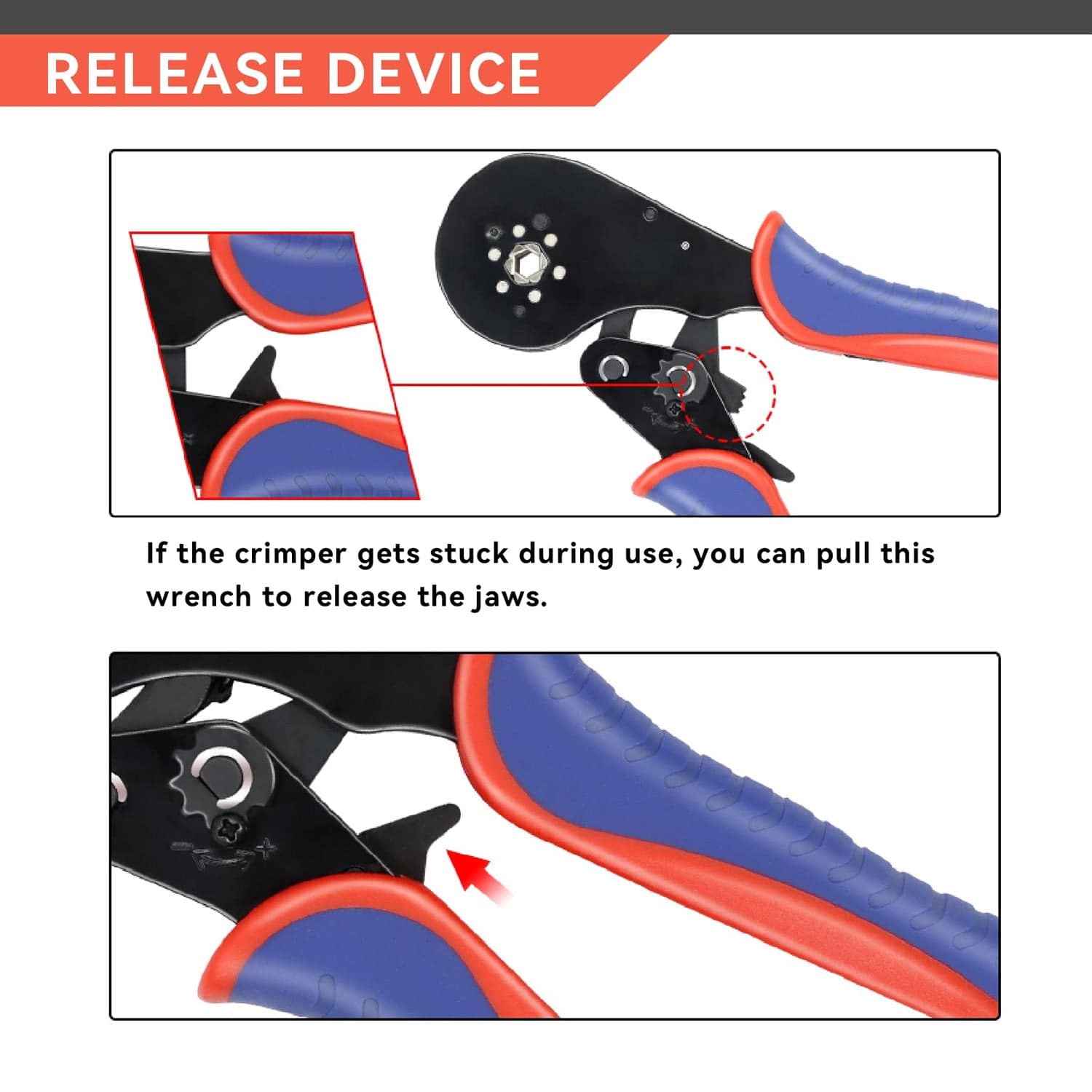 Hexagonal Ferrule Connector Crimping Tool AWG 30-5 (16-6S)