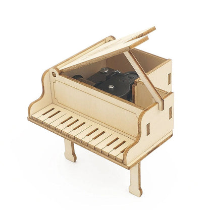 DIY Piano STEM Kit Wooden Music Box DIY Puzzle Pack