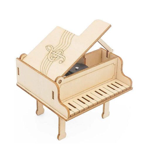 DIY Piano STEM Kit Wooden Music Box DIY Puzzle Pack
