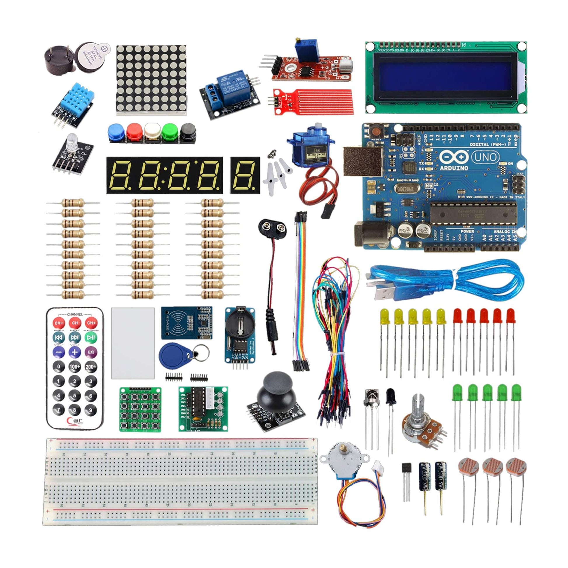 Compatible Arduino Starter Kit with 7-Segment Display – REES52