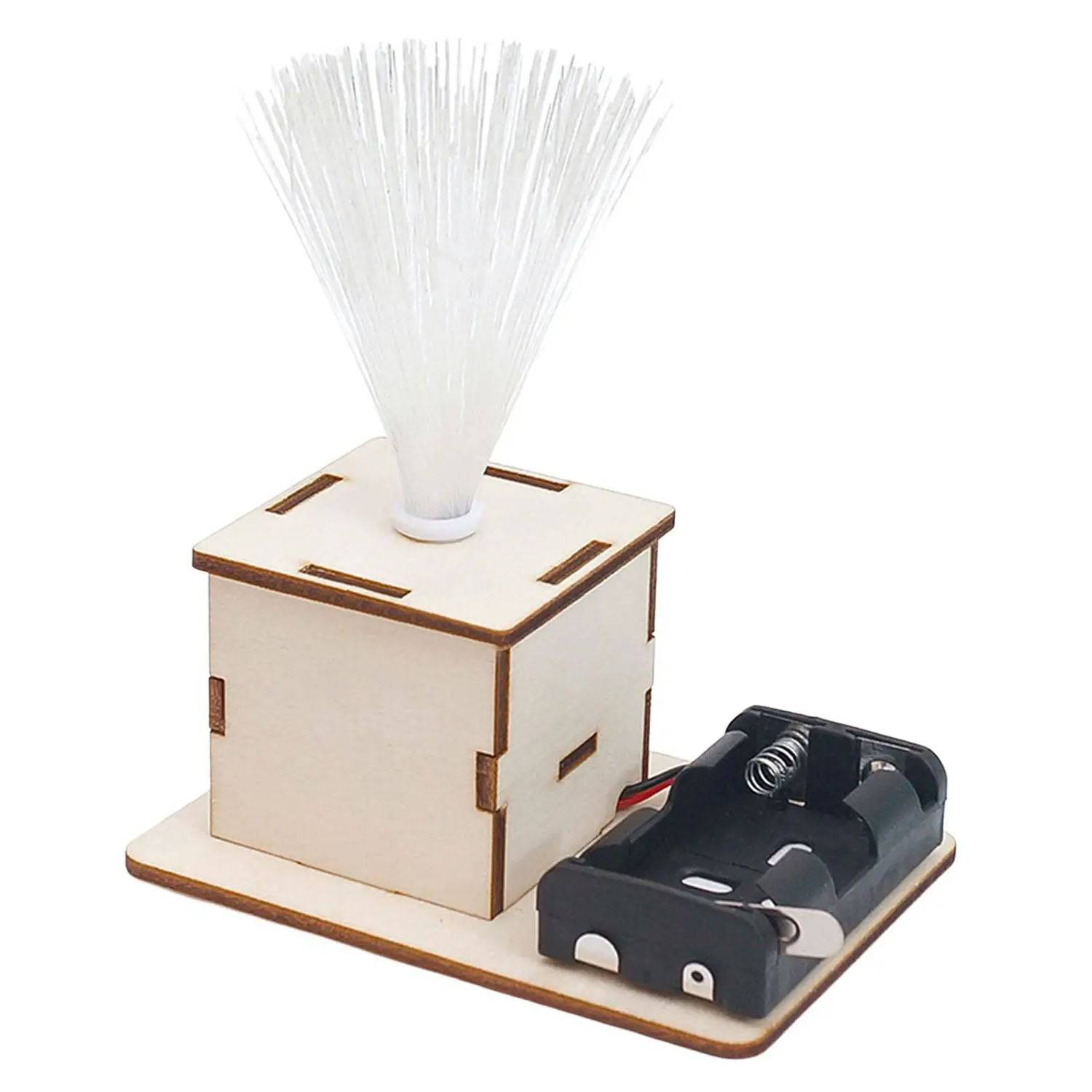 DIY Wooden Optic Light Kit Fiber Optic Science Experiment Kit – REES52