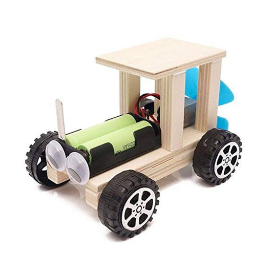 DIY Wind Car STEM Kit DIY Wooden Science Kits Kids