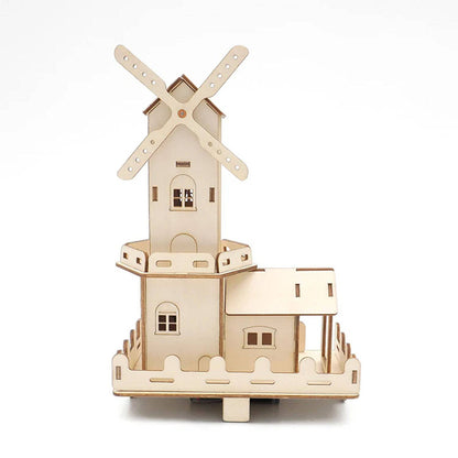 DIY Dutch Windmill STEM Kit DIY Puzzle Pack STEM Toy