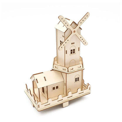 DIY Dutch Windmill STEM Kit DIY Puzzle Pack STEM Toy