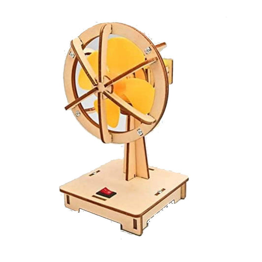 DIY Oscillating Fan STEM Kit Wooden Electric Oscillating Fan