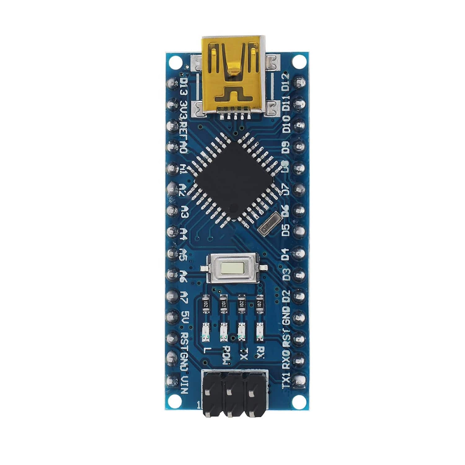 CH340 Nano Board CH340/ATmega328P without Cable (Soldered)