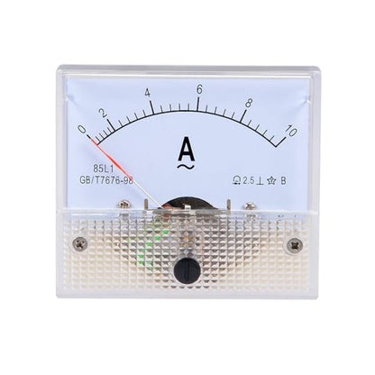 85C1-A DC 0-10A Pointer Ammeter Direct Pointer Type Analog Current Panel Meter Monitor DC Current Up to 10A with Analog Ammeter - RS6639