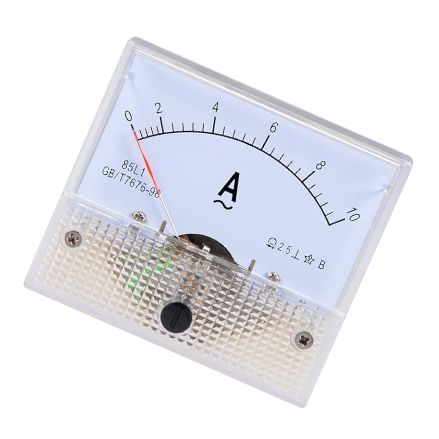 85C1-A DC 0-10A Pointer Ammeter Direct Pointer Type Analog Current Panel Meter Monitor DC Current Up to 10A with Analog Ammeter - RS6639