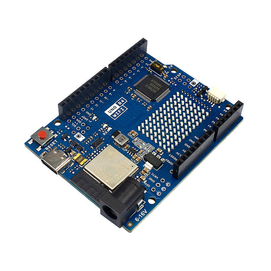 Arduino UNO R4 WiFi Compatible Board UNO R4 WiFi Clone With LED Matrix For IoT Projects WiFi Clone With Qwiic Connector With HID Support - RS6745