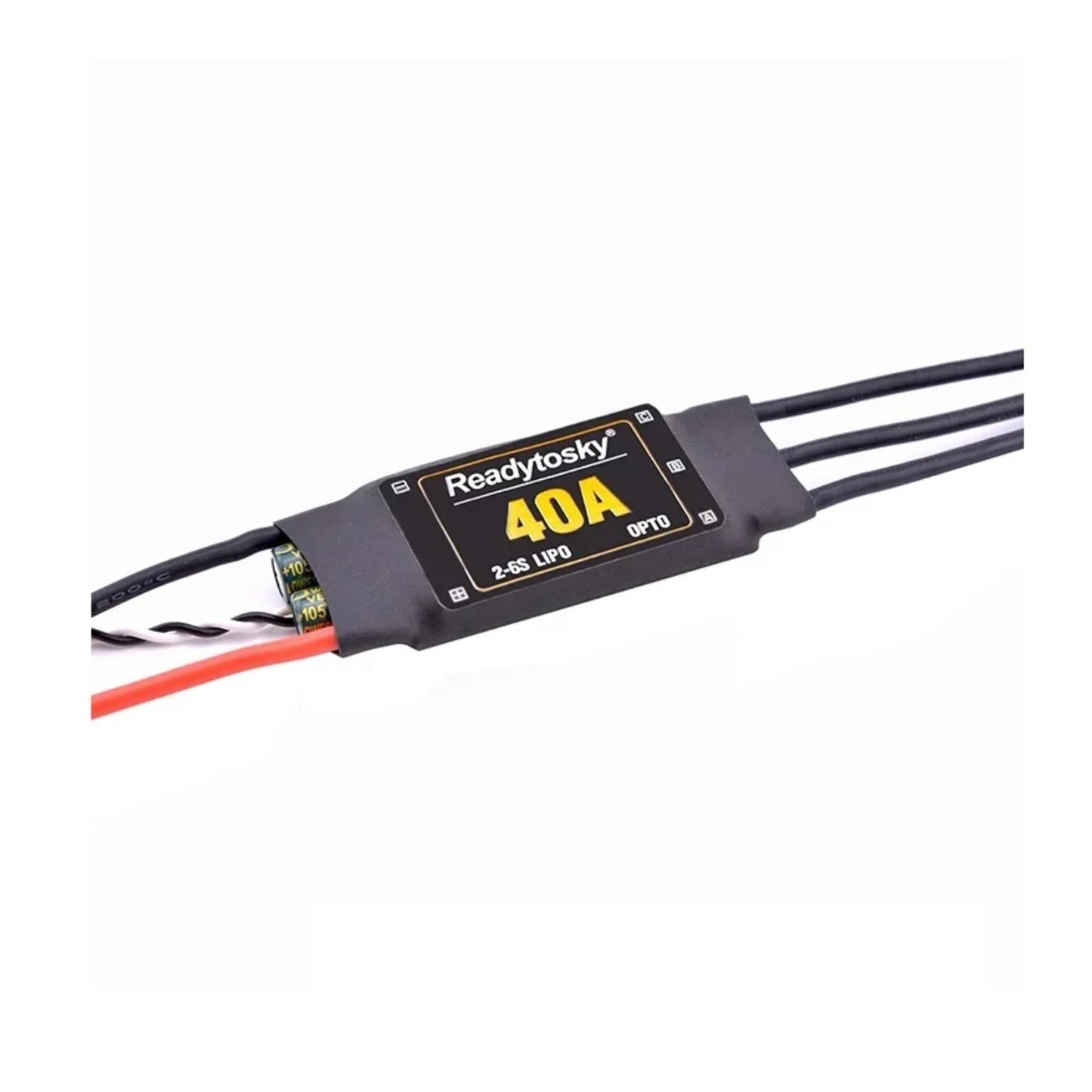 40A 2-6S Brushless ESC Electronic Speed Controller With High-Performance 40A ESC 2-6S LiPo Batteries and Powerful 40A ESC Wide Voltage Compatibility  For RC FPV Quadcopter Aircraft Parts - RS6889