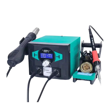 YIHUA 948-III 3-in-1 Desoldering Rework Station With Powerful 110W Soldering Station Soldering Iron Efficient Vacuum Pump and Precise Solder Suck Pen -RS6927