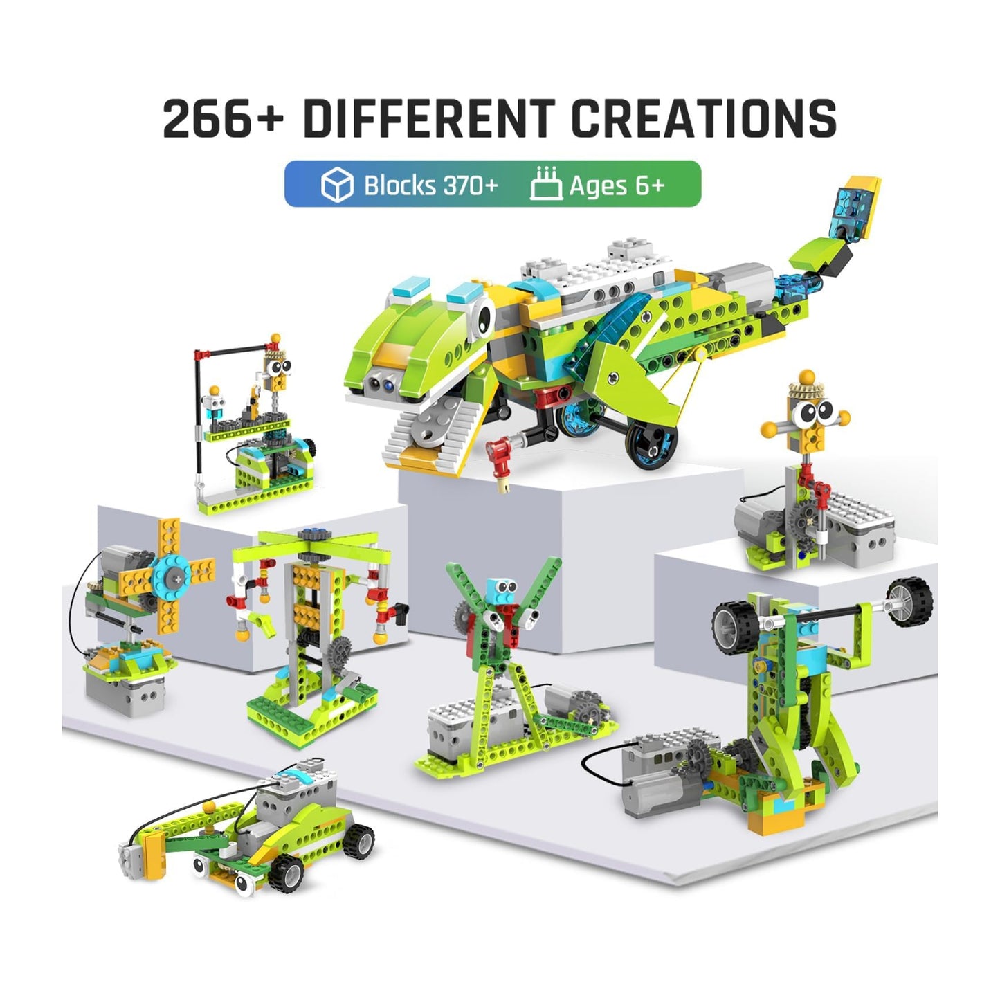 makerzoid 200-in-1 Programmable Robotics Kit DIY Robotics Kit With 200+ Projects  STEM Learning Robot Kit For Kids Programmable Robot Kit Build the Future, One Robot at a Time - RS7135