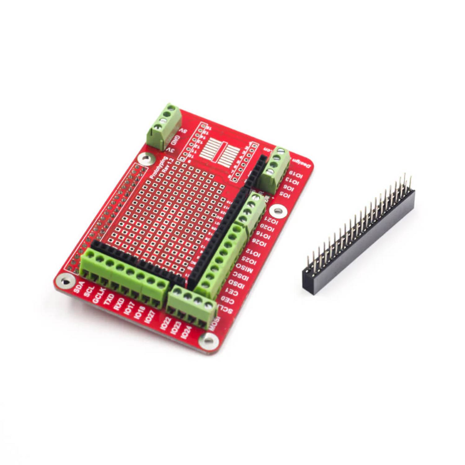 Raspberry Pi Prototyping Shield Pi Prototyping Expansion Board 40-Pin Raspberry Pi Prototype Shield for Raspberry Pi 3 & Raspberry Pi 4 - RS9256