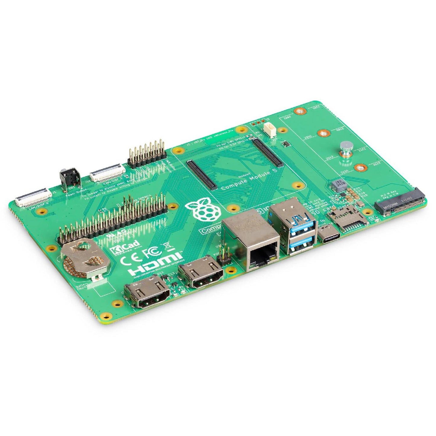 Raspberry Pi Development Kit for Compute Module 5 CM5 Development Kit Raspberry Pi Compute Module 5 Development Kit Raspberry Pi CM5 Kit - RS9259