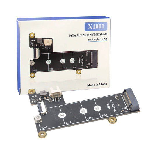Raspberry Pi 5 NVMe M.2 SSD Adapter Pi 5 PCIe to NVMe SSD Shield X1001 Pi 5 NVMe SSD Expansion Board NVMe SSD Board for Raspberry Pi 5 - RS9274Raspberry Pi 5 NVMe M.2 SSD Adapter Pi 5 PCIe to NVMe SSD Shield X1001 Pi 5 NVMe SSD Expansion Board NVMe SSD Board for Raspberry Pi 5 - RS9274-picture-27