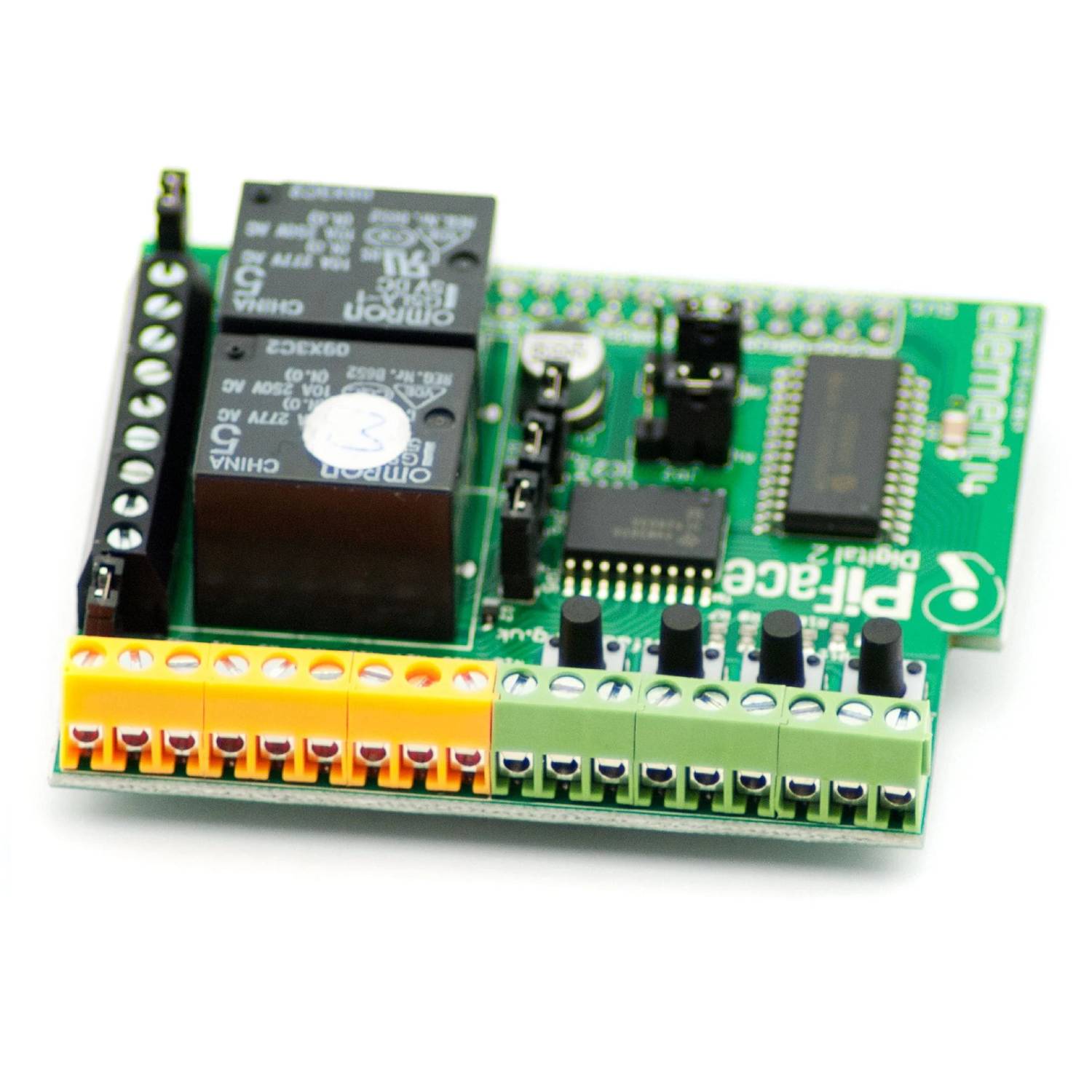 PiFace Digital 2 I/O Board Raspberry Pi Digital I/O Expansion Digital Input/Output Expansion Shield Digital I/O for Raspberry Pi Projects - RS9282