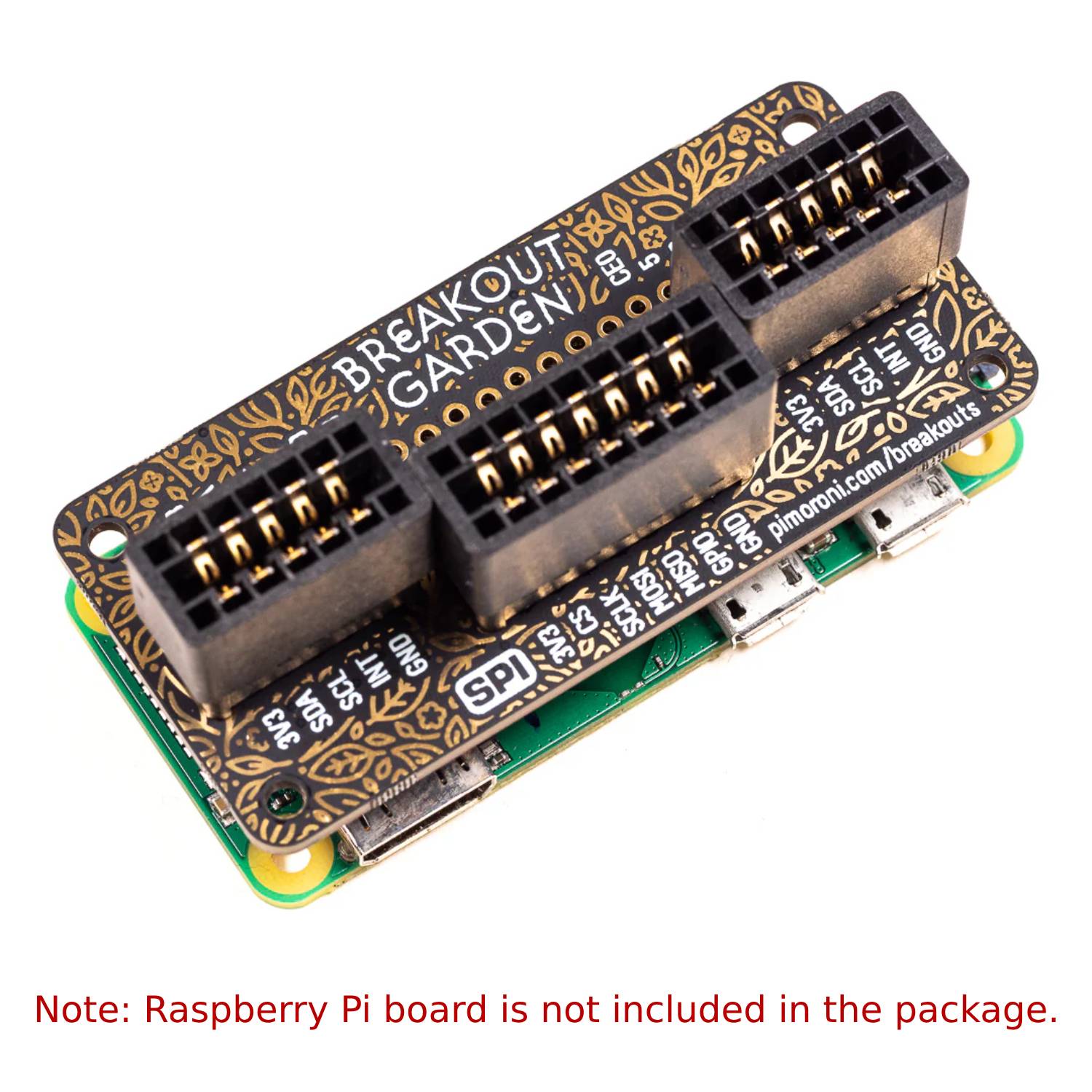 PIMORONI Breakout Garden Mini for Raspberry Pi I2C & SPI Prototyping I2C and SPI Expansion Shield for Raspberry Pi - RS9283