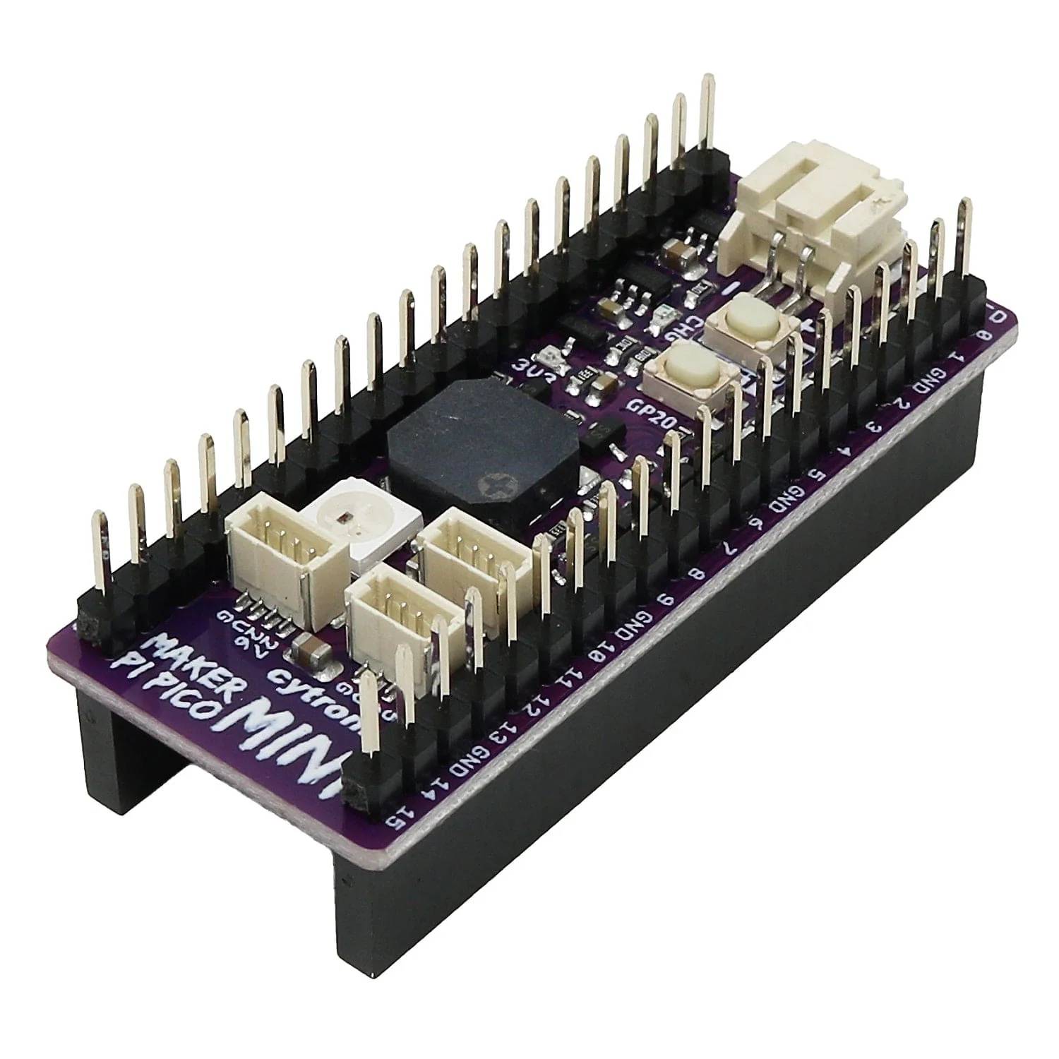 Cytron Maker Pico Mini Raspberry Pi Pico Mini Baseboard Pico Expansion Board Pico Carrier Board Expand Your Raspberry Pi Pico - RS9284