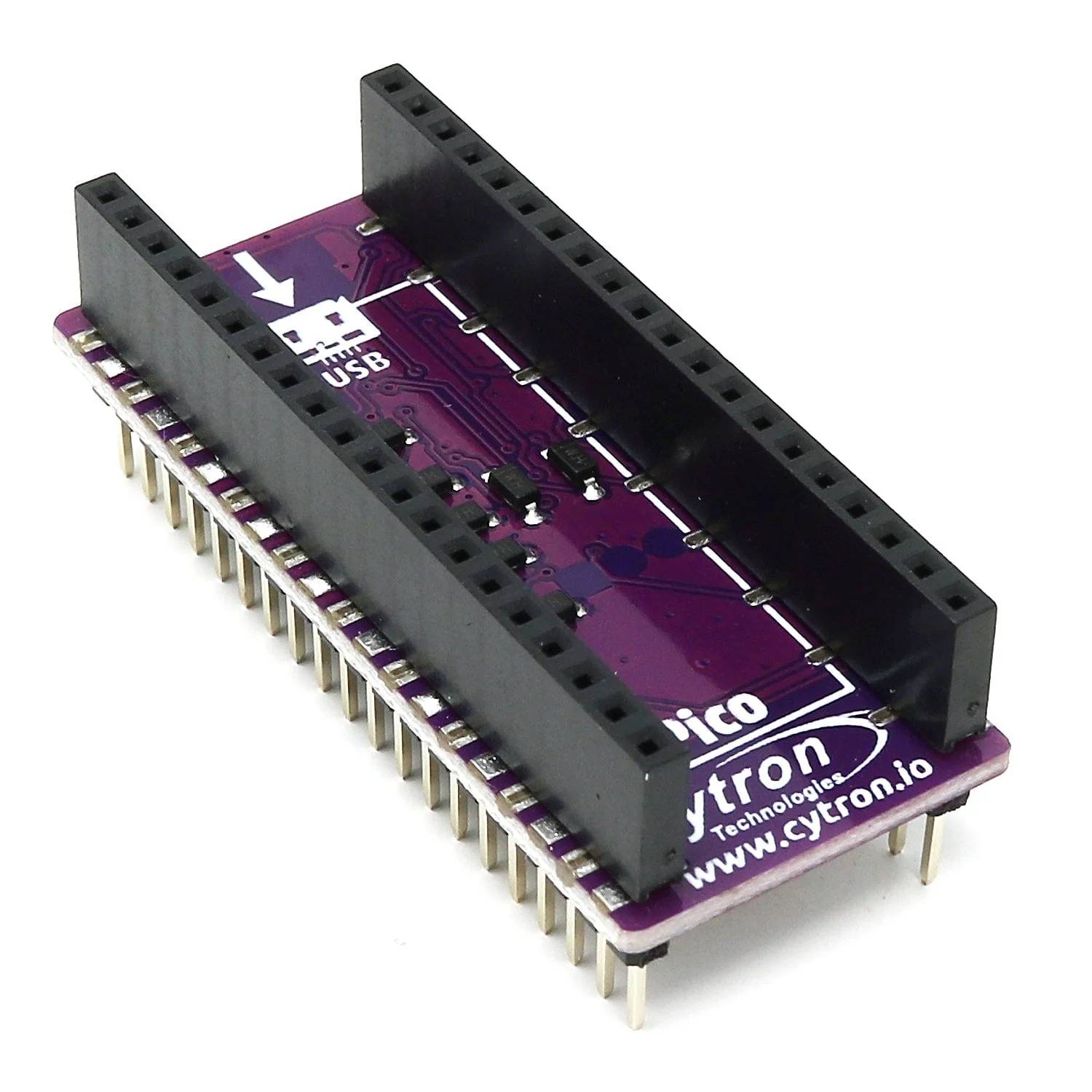 Cytron Maker Pico Mini Raspberry Pi Pico Mini Baseboard Pico Expansion Board Pico Carrier Board Expand Your Raspberry Pi Pico - RS9284