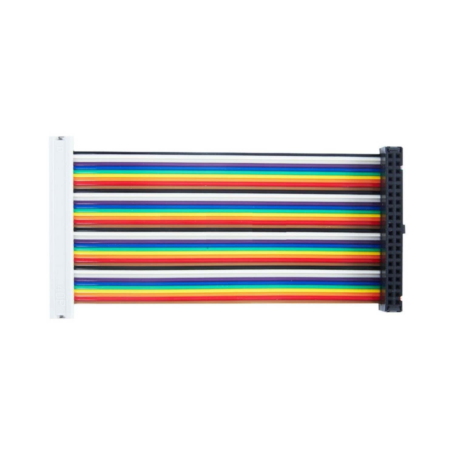 EDATEC Pi400 GPIO Extender 40-Pin GPIO Expander Pi400 GPIO Extension Cable Raspberry Pi 400 GPIO Cable - Rainbow - RS9289