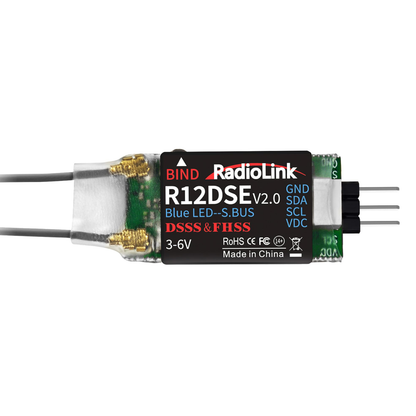 Radiolink R12DSE 12-Channel Receiver with Dual Antennas 