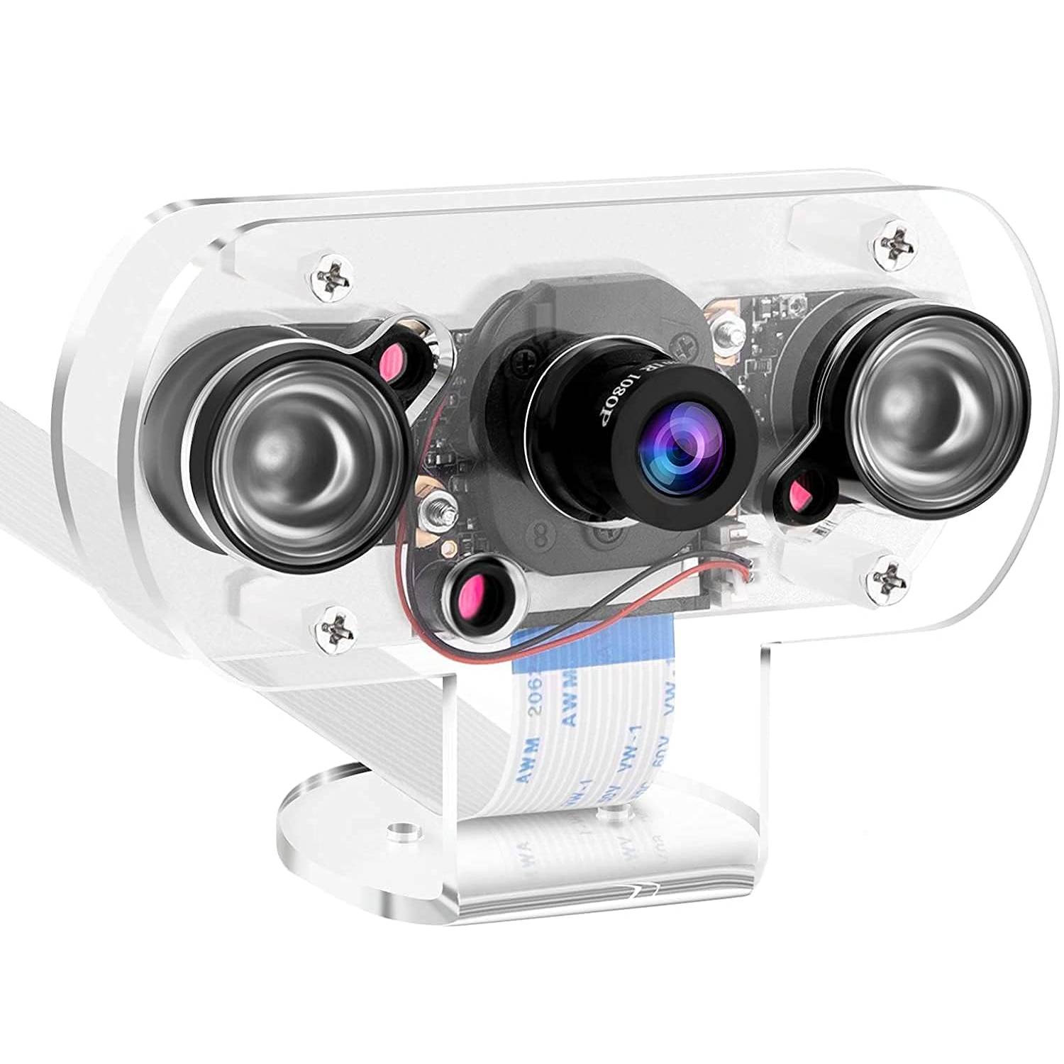 Raspberry Pi Infrared Camera Module Raspberry Pi 4B Camera IR Camera Module With Holder and Cable – REES52