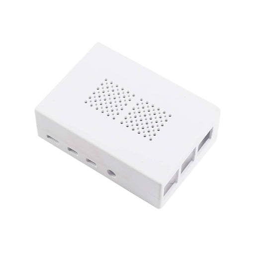 Raspberry Pi 4 ABS Case Raspberry Pi 4 Model B ABS Case Firm dust Resistance with Dual Fan 1GB 2GB 4GB 8GB (White) - RS2662