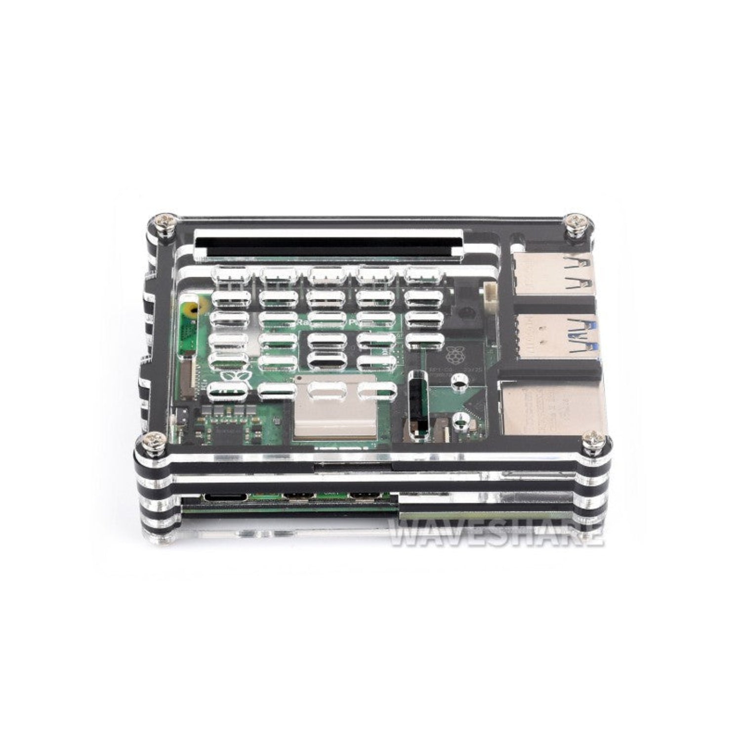 Raspberry Pi 5 Transparent & Acrylic Case